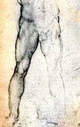 Leonardo da Vinci, Muscular Legs, Royal Library Windsor