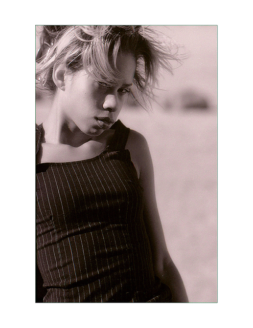 Model Nadia, Mojave Desert,  High Cascade Studios